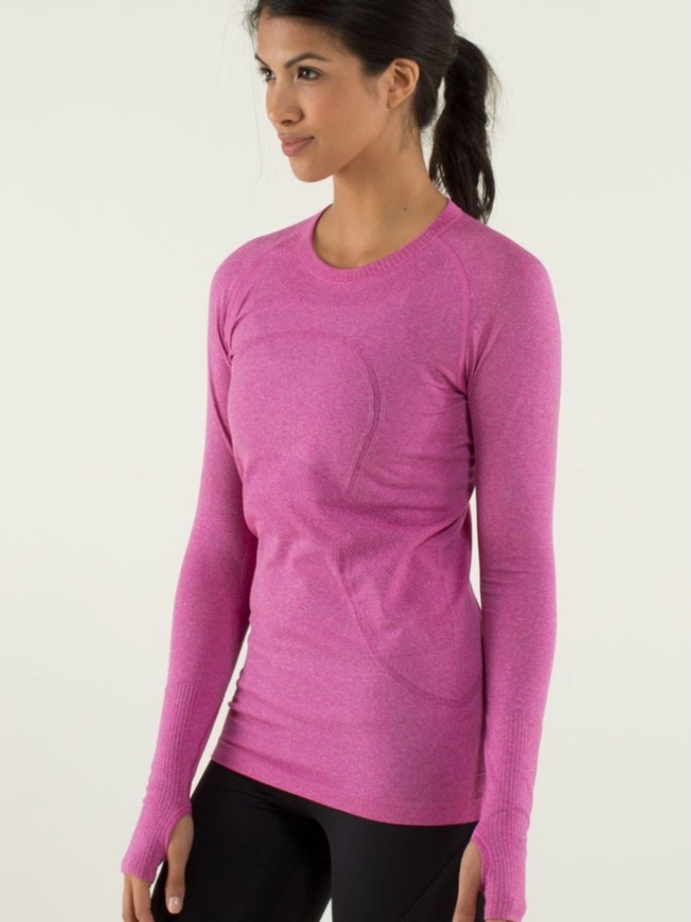 Lululemon Long Sleeve Swiftly Tech Raspberry